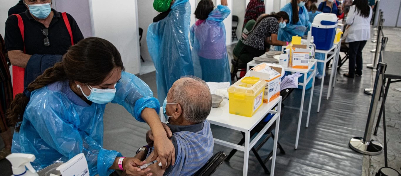 Τι συμβαίνει στην Χιλή; Με 61% του πληθυσμού εμβολιασμένο ραγδαία αύξηση των κρουσμάτων! (βίντεο)